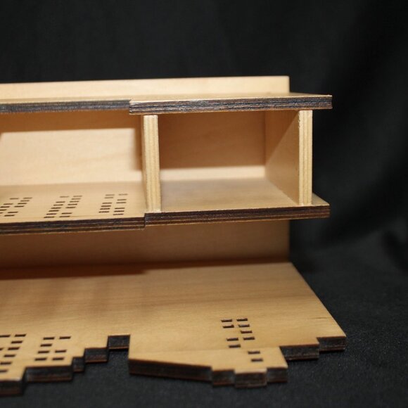 Laser Cut Skyline Desk Organizer - Picture 16 of 16